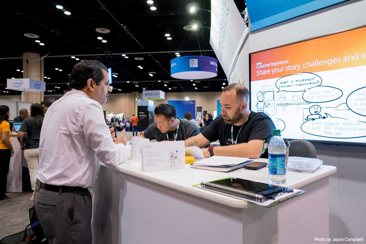 Sketching with customers at Citrix Synergy 2015